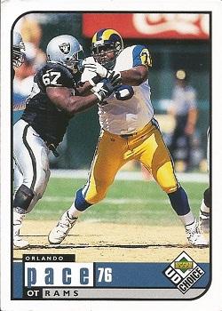 Orlando Pace St. Louis Rams 1998 Upper Deck Collector's Choice NFL #150